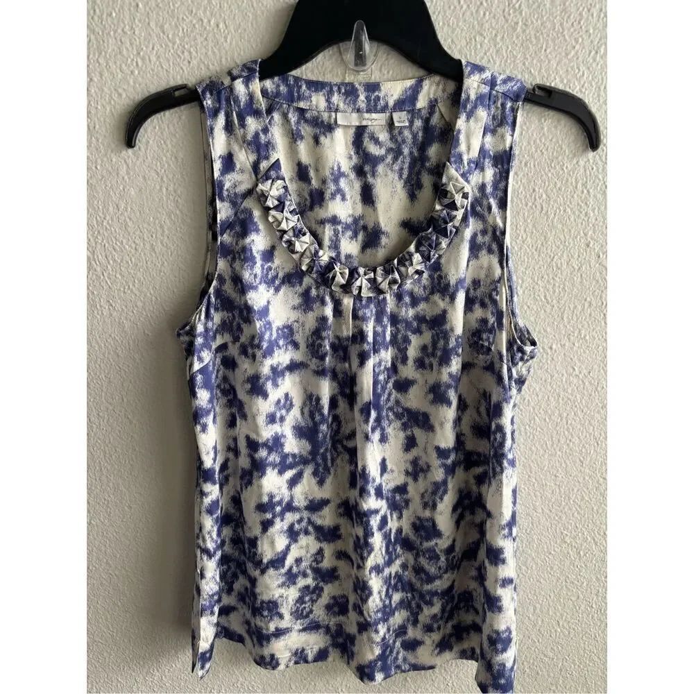 Halogen Silk Sleeveless Blouse